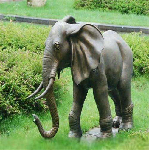 工艺品 铜大象,来图定制(图),招财铜大象制造厂家大象吉祥物